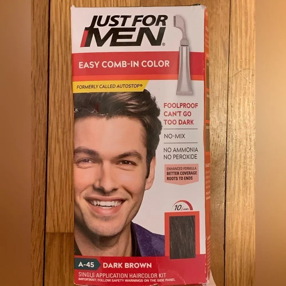 Just For Men hair color light dark medium brown black